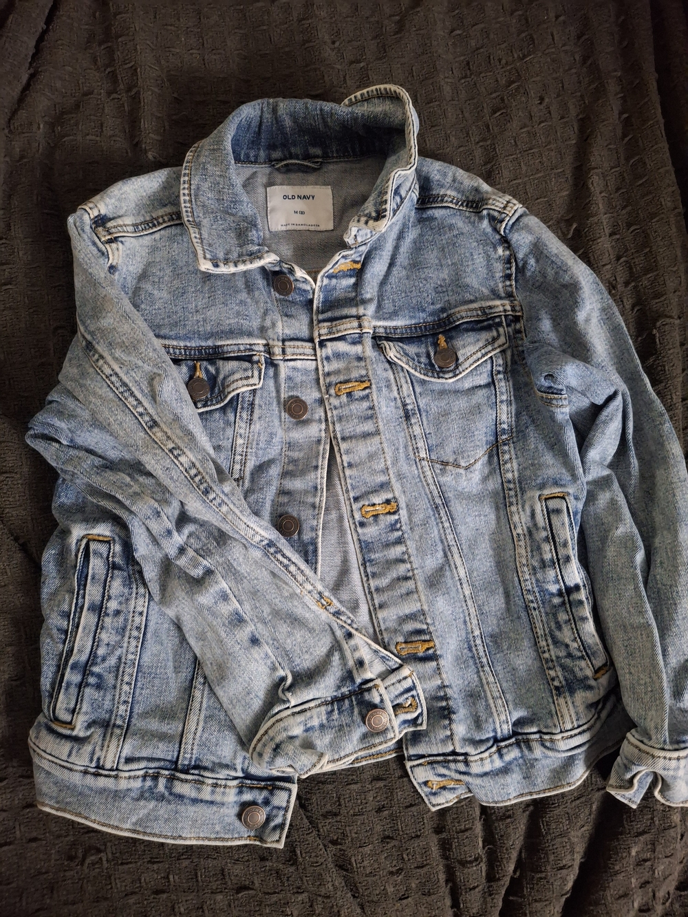 Old Navy Light Blue Denim Jean Jacket - Kids